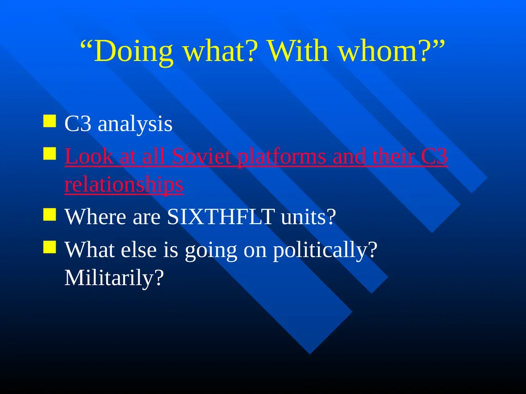 Creating FOSIF Rota George B. Pressly Operational - slide 18 of 44