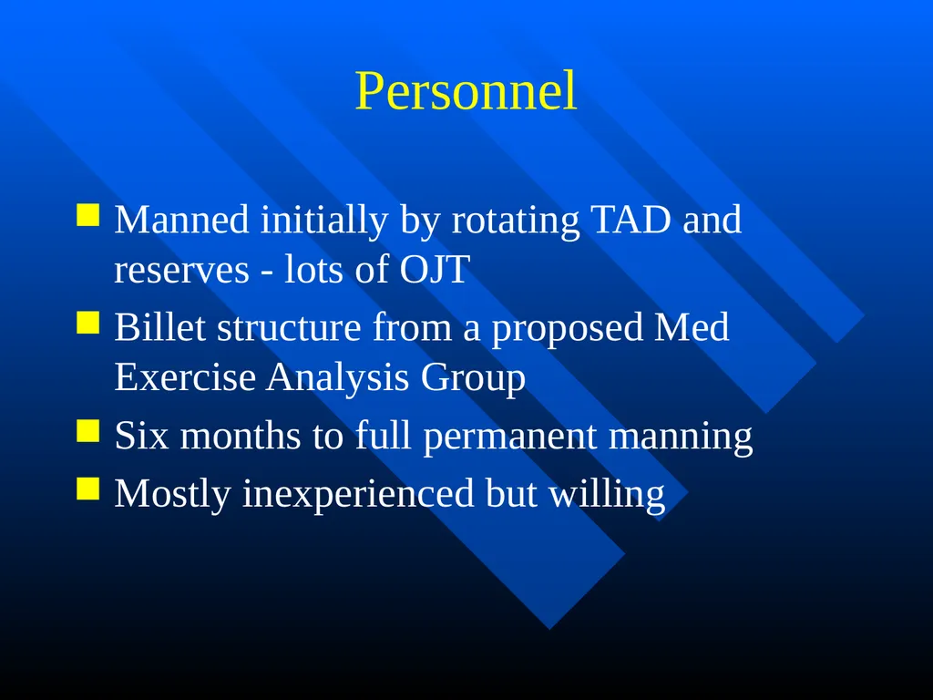 Creating FOSIF Rota George B. Pressly Operational - slide 11 of 44