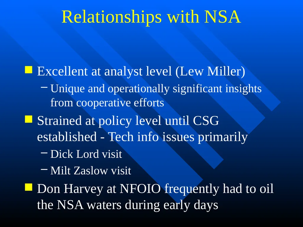 Creating FOSIF Rota George B. Pressly Operational - slide 22 of 44