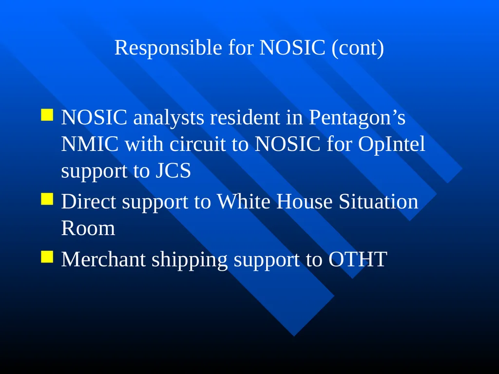Creating FOSIF Rota George B. Pressly Operational - slide 40 of 44