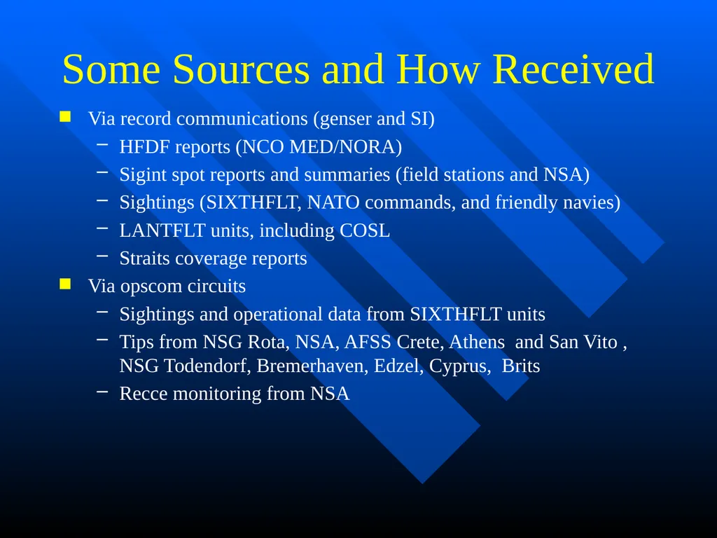 Creating FOSIF Rota George B. Pressly Operational - slide 13 of 44