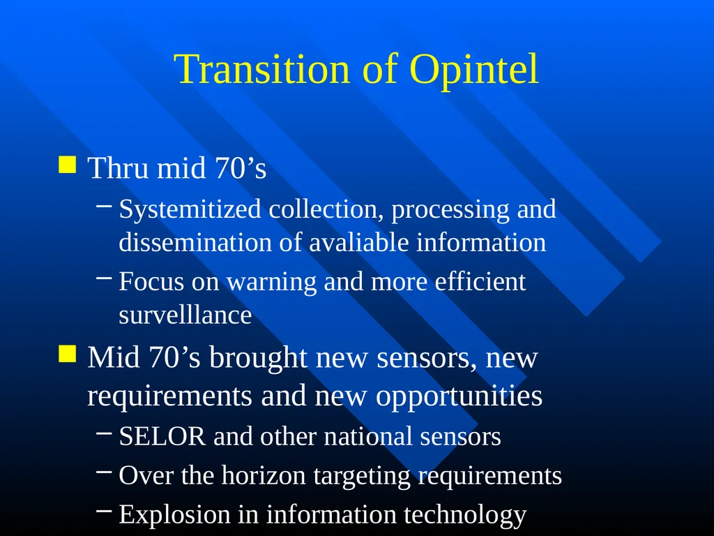 Creating FOSIF Rota George B. Pressly Operational - slide 43 of 44