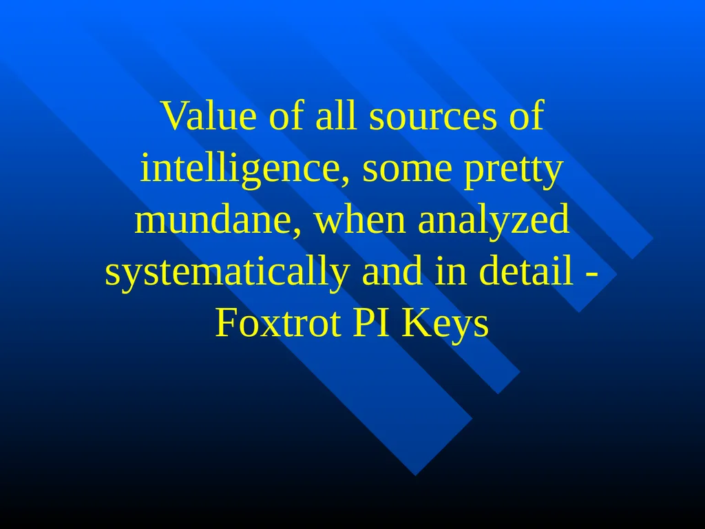 Creating FOSIF Rota George B. Pressly Operational - slide 35 of 44