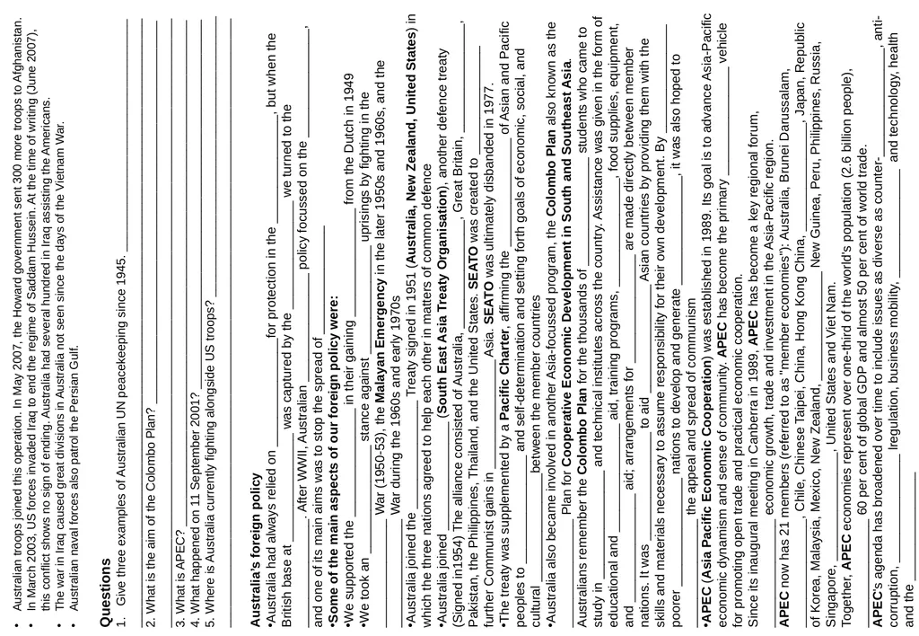 Year 10 History Starter Sheets Reading Year 10 - slide 9 of 11