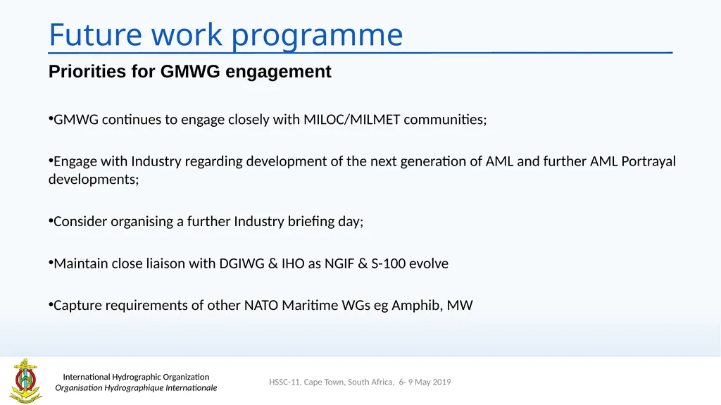 Hydrographic Services and Standards Committee - slide 11 of 13