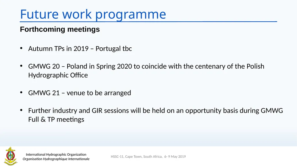 Hydrographic Services and Standards Committee - slide 12 of 13