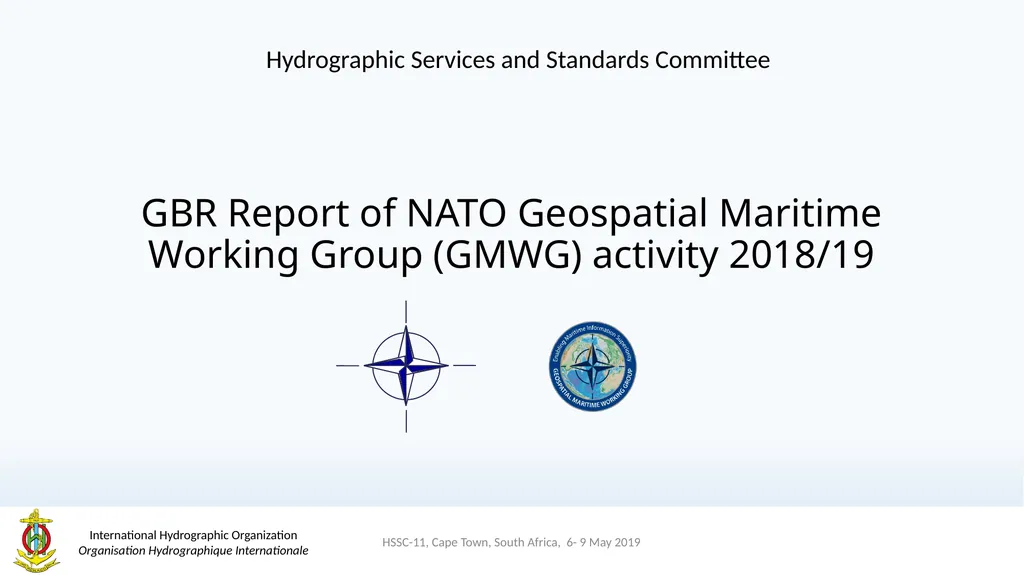 Hydrographic Services and Standards Committee - slide 1 of 13