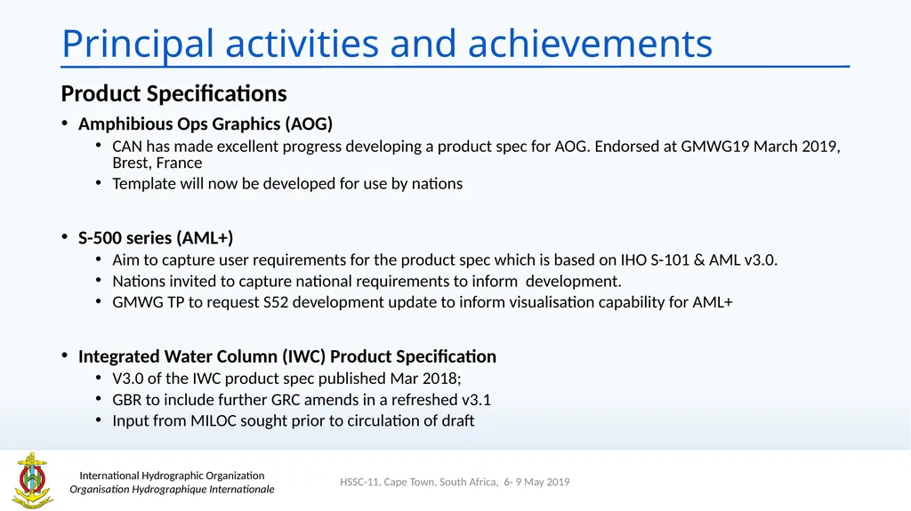 Hydrographic Services and Standards Committee - slide 7 of 13