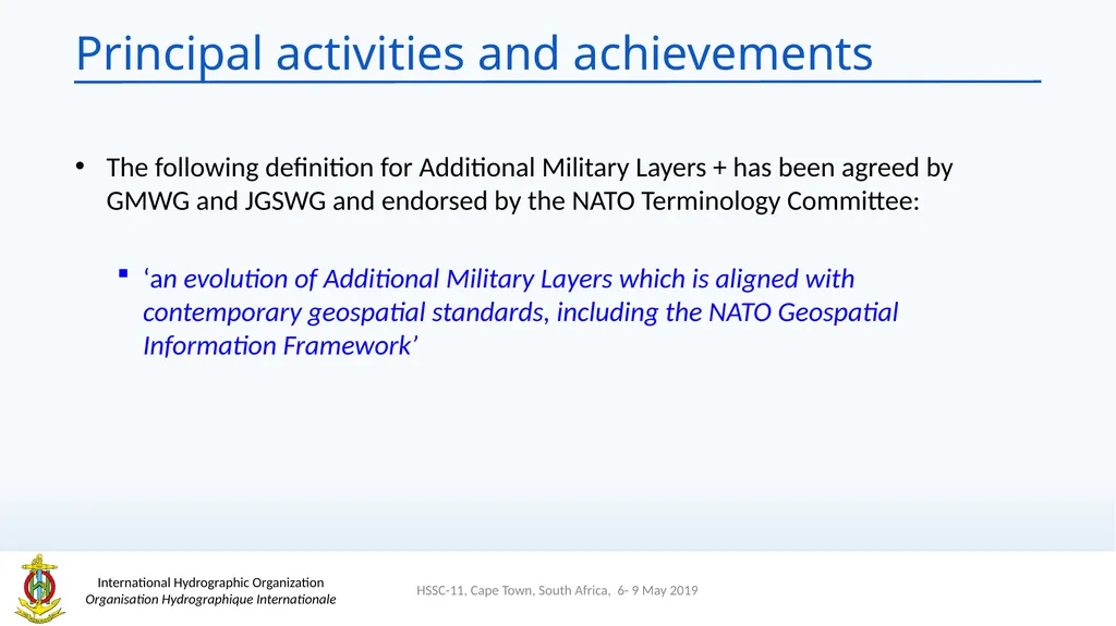 Hydrographic Services and Standards Committee - slide 9 of 13