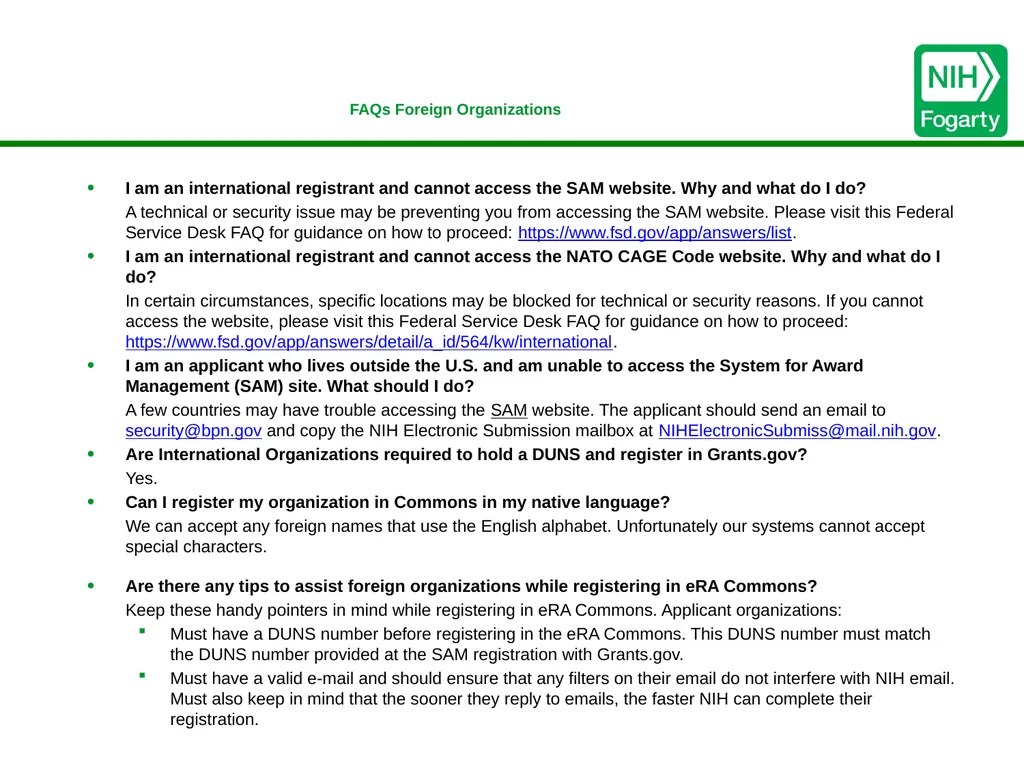 Working with Foreign Collaborators Bruce Butrum, - slide 21 of 52