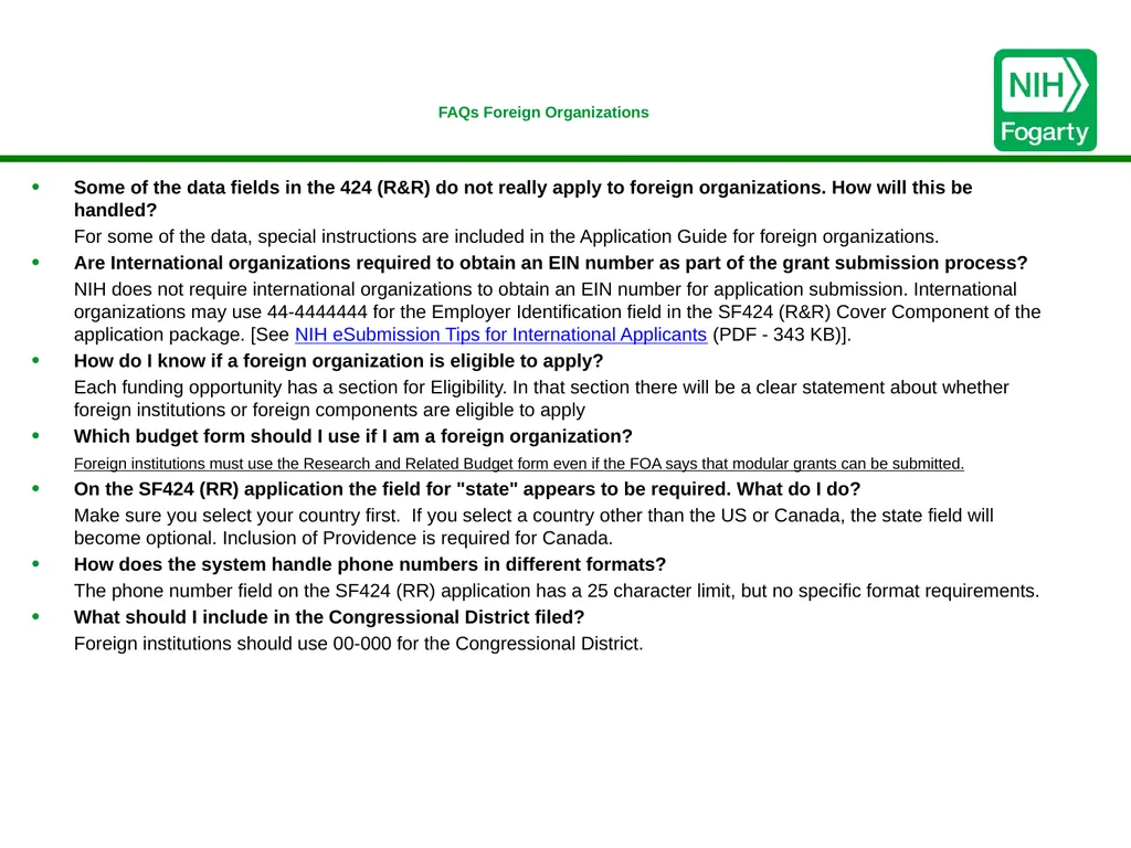 Working with Foreign Collaborators Bruce Butrum, - slide 22 of 52