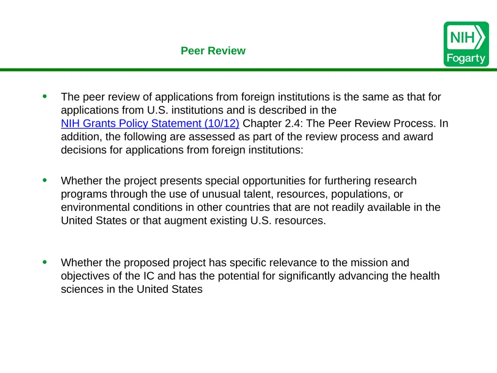 Working with Foreign Collaborators Bruce Butrum, - slide 25 of 52