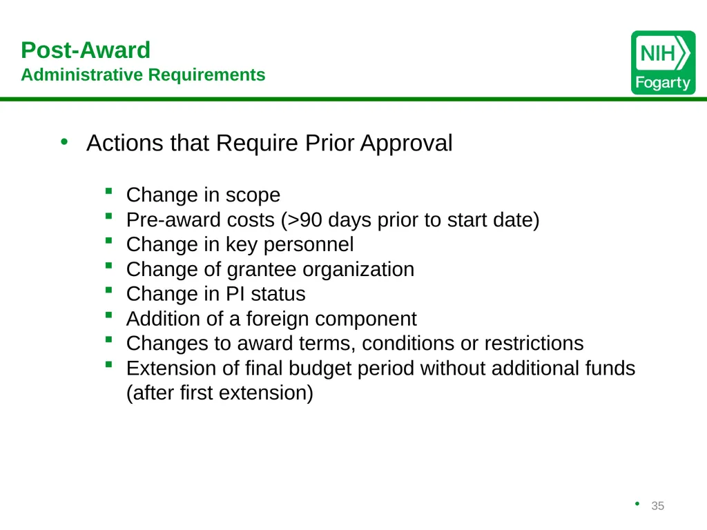 Working with Foreign Collaborators Bruce Butrum, - slide 35 of 52