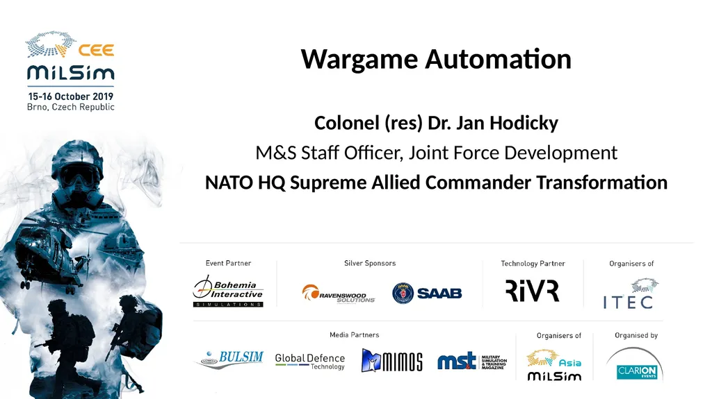 Chairman's Opening Remarks Lieutenant Colonel - slide 19 of 29