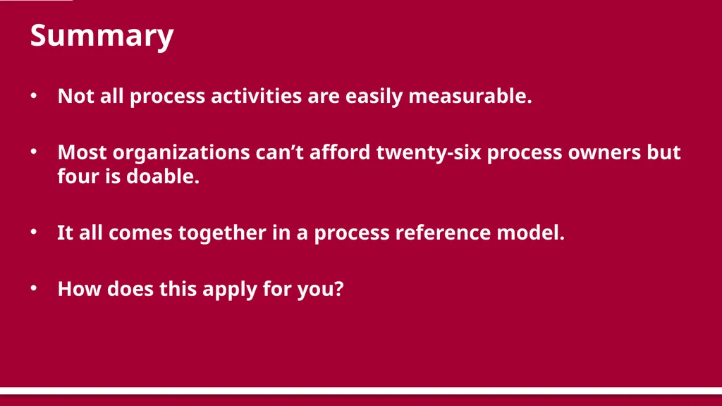 The Seventeen “Real” Processes A New Process - slide 21 of 32