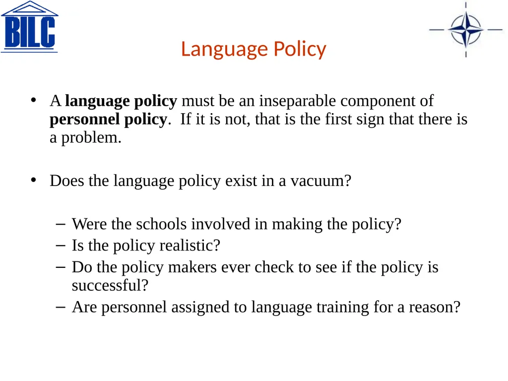 1 Cooperative Language Training Programme - slide 11 of 27
