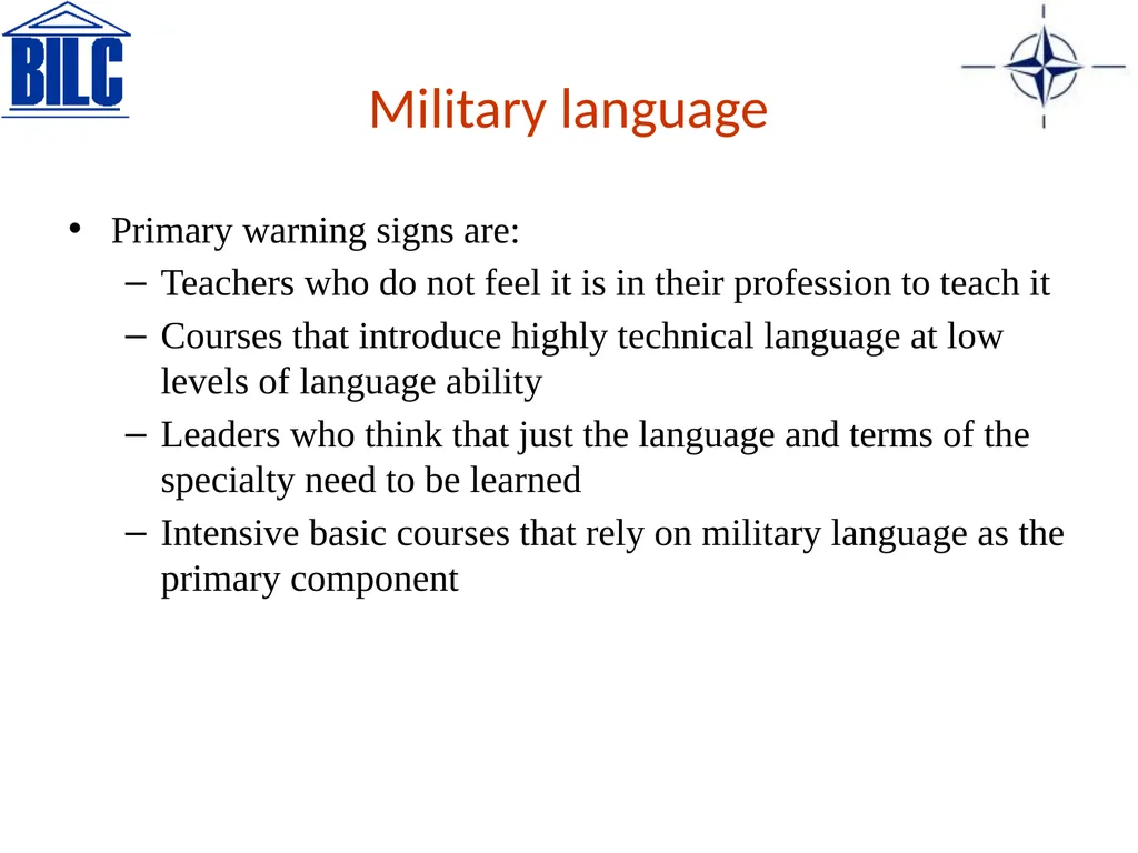 1 Cooperative Language Training Programme - slide 22 of 27