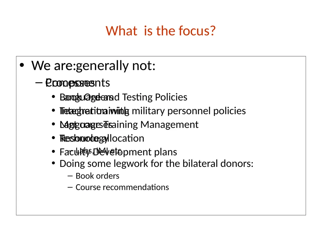 1 Cooperative Language Training Programme - slide 7 of 27