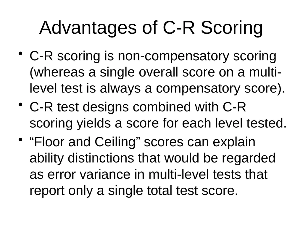 Criterion-Referenced Proficiency Testing BILC 26 - slide 47 of 51