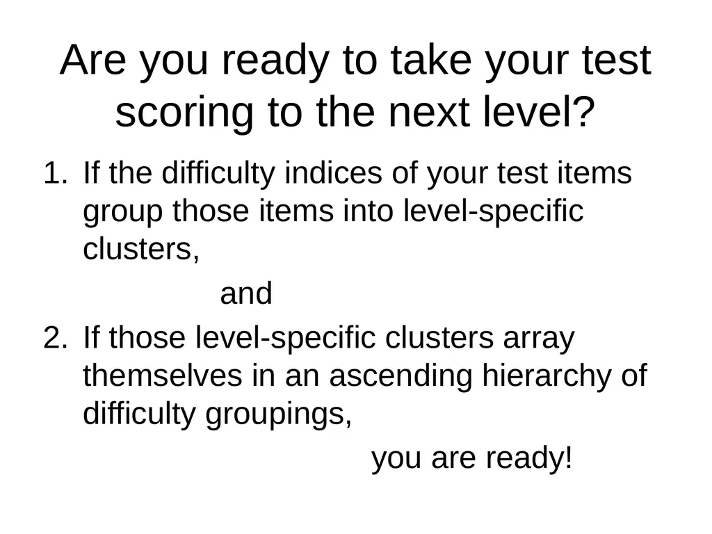 Criterion-Referenced Proficiency Testing BILC 26 - slide 48 of 51