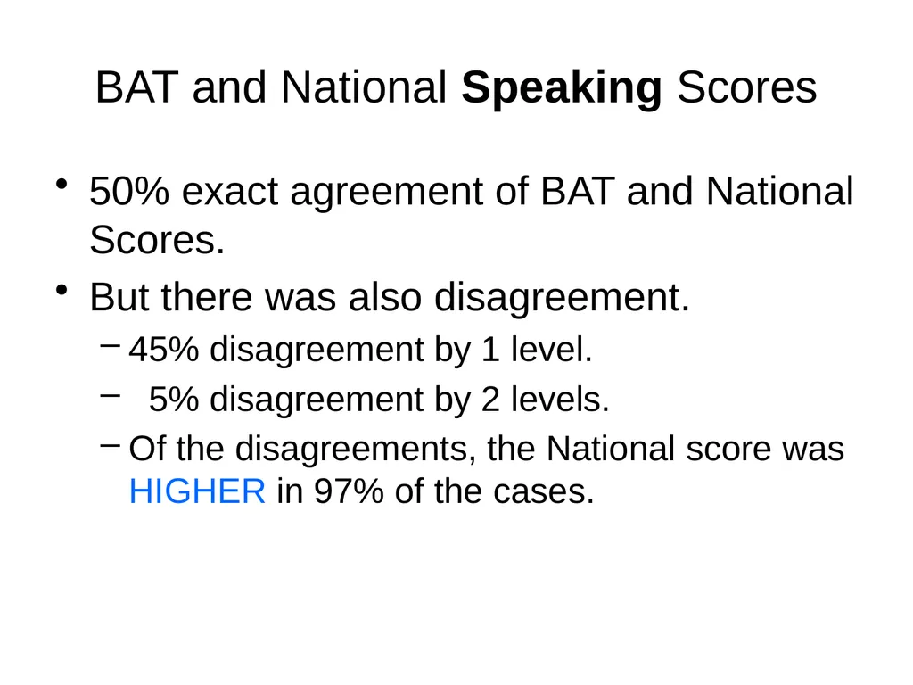 Criterion-Referenced Proficiency Testing BILC 26 - slide 16 of 51