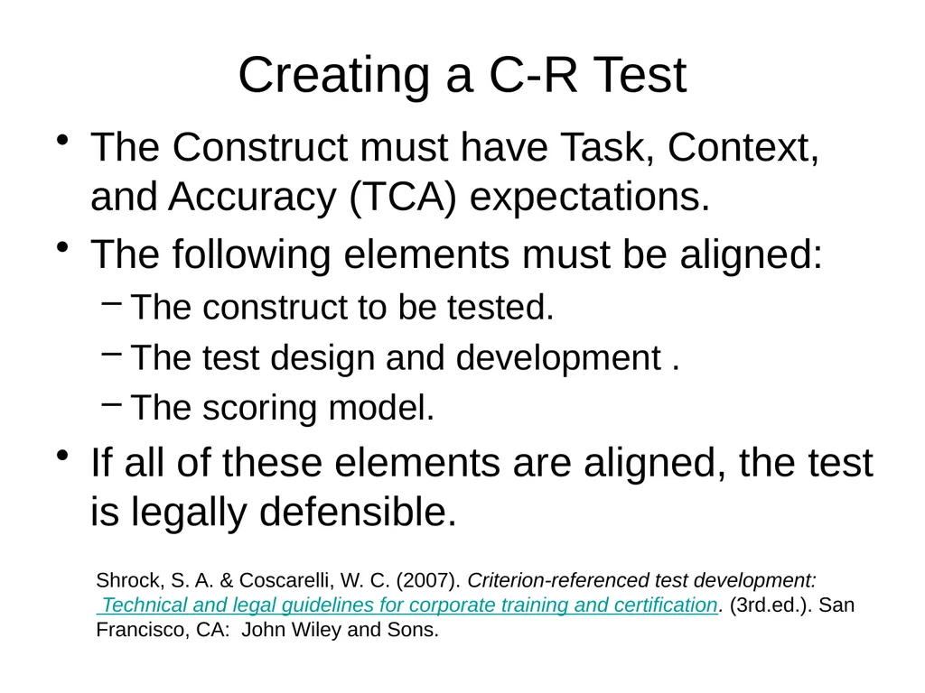 Criterion-Referenced Proficiency Testing BILC 26 - slide 5 of 51
