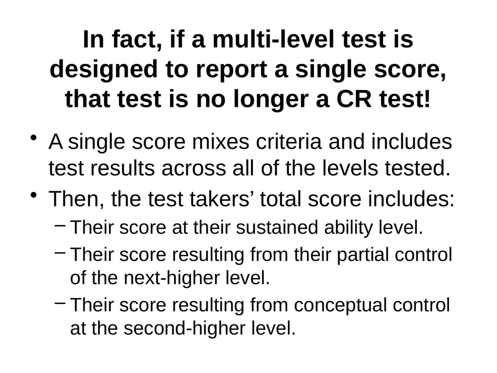 Criterion-Referenced Proficiency Testing BILC 26 - slide 30 of 51