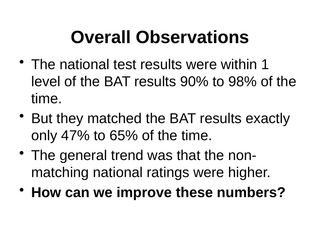 Criterion-Referenced Proficiency Testing BILC 26 - slide 19 of 51