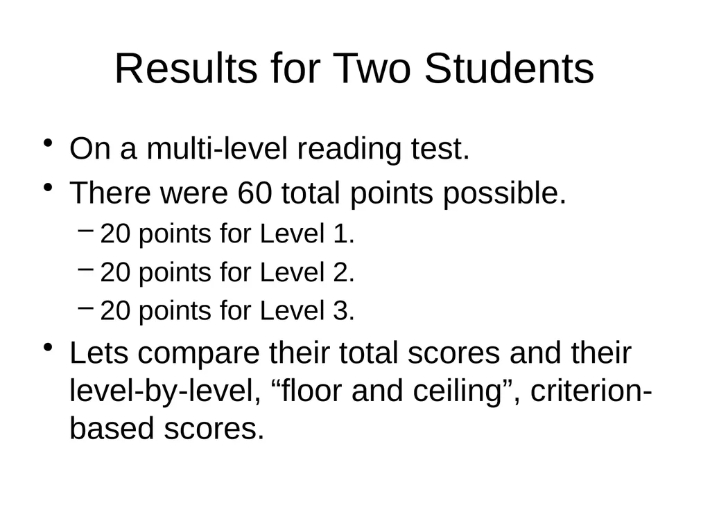 Criterion-Referenced Proficiency Testing BILC 26 - slide 41 of 51