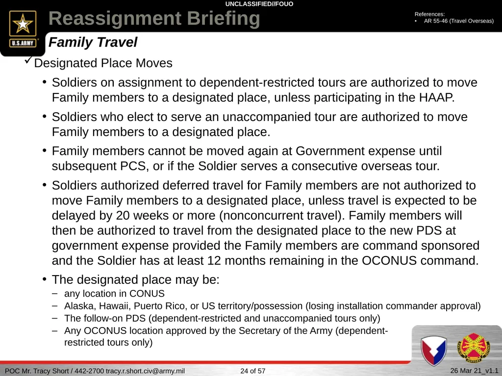 USAG FORT SILL Reassignment Briefing Reassignment - slide 24 of 63