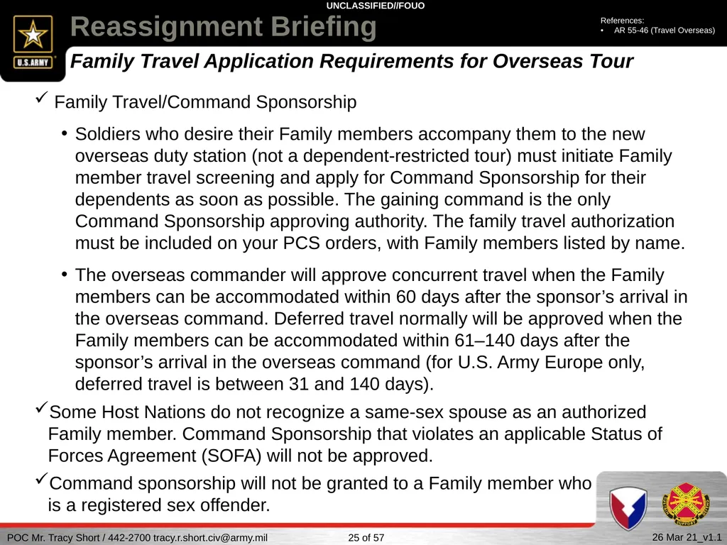 USAG FORT SILL Reassignment Briefing Reassignment - slide 25 of 63