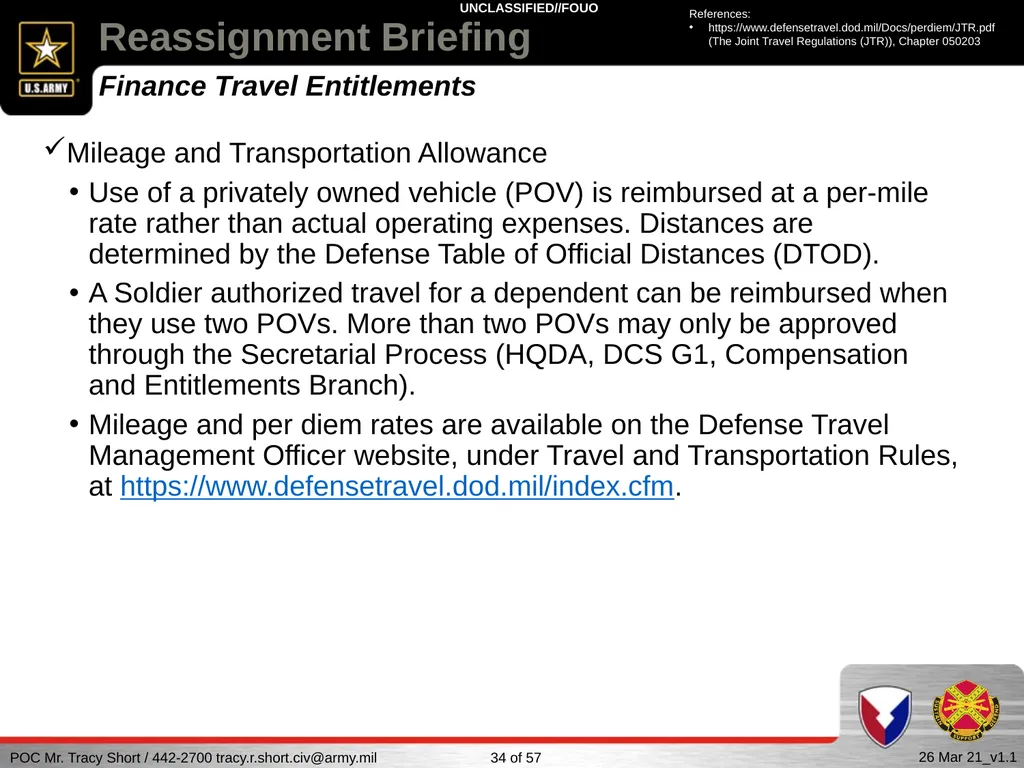 USAG FORT SILL Reassignment Briefing Reassignment - slide 34 of 63
