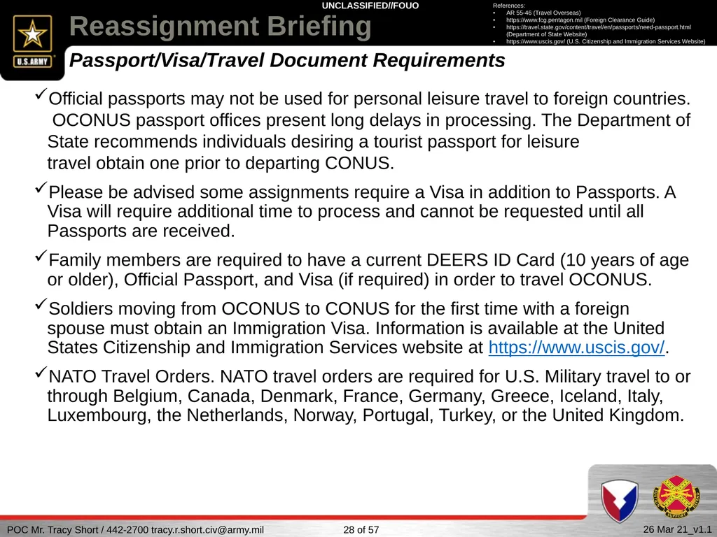USAG FORT SILL Reassignment Briefing Reassignment - slide 28 of 63