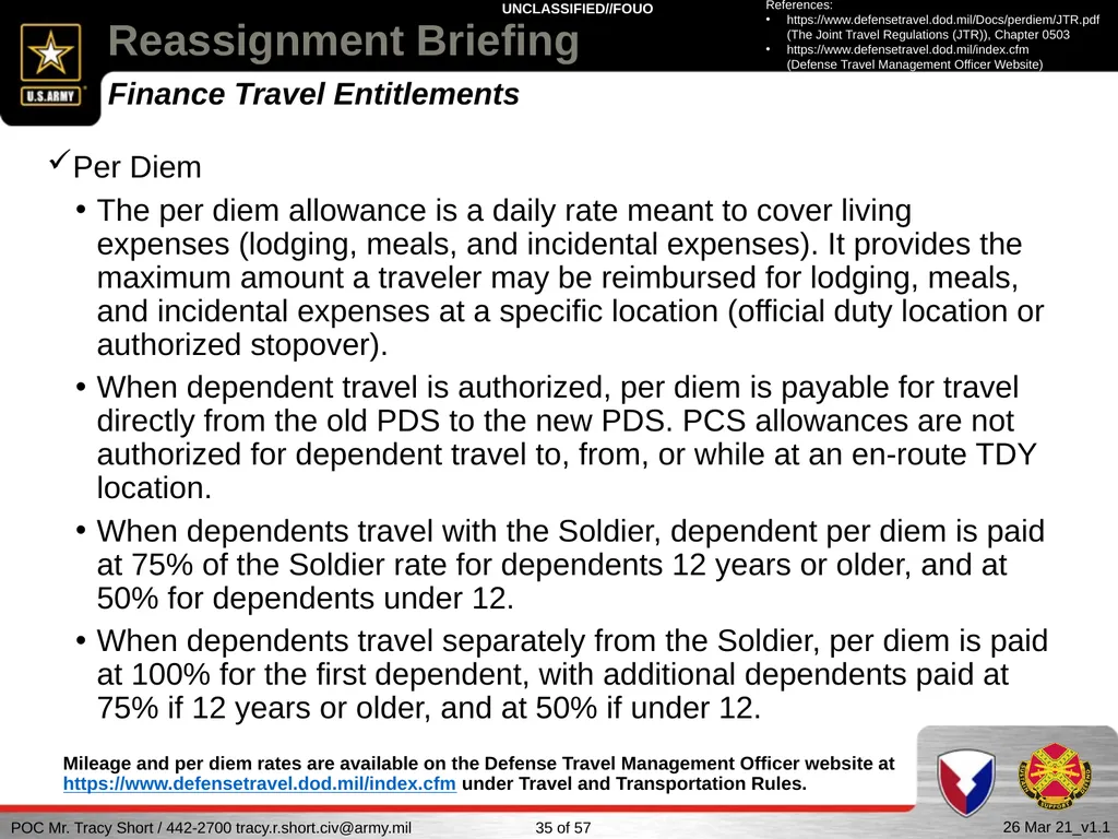 USAG FORT SILL Reassignment Briefing Reassignment - slide 35 of 63