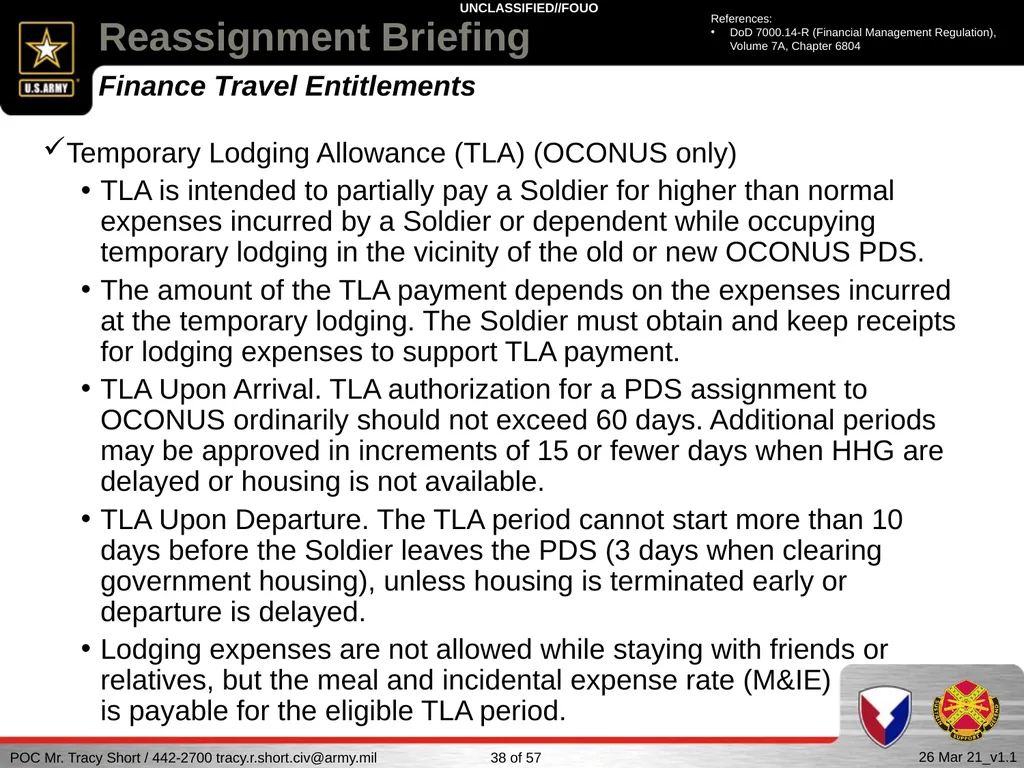 USAG FORT SILL Reassignment Briefing Reassignment - slide 38 of 63