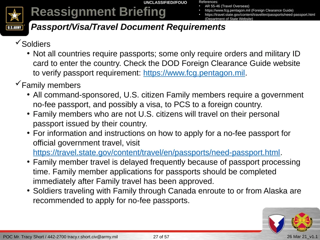 USAG FORT SILL Reassignment Briefing Reassignment - slide 27 of 63