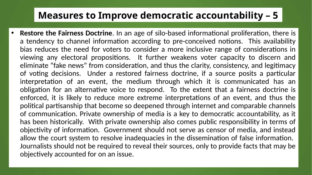 Institutional Reforms for Sustainable Monetary and - slide 14 of 18