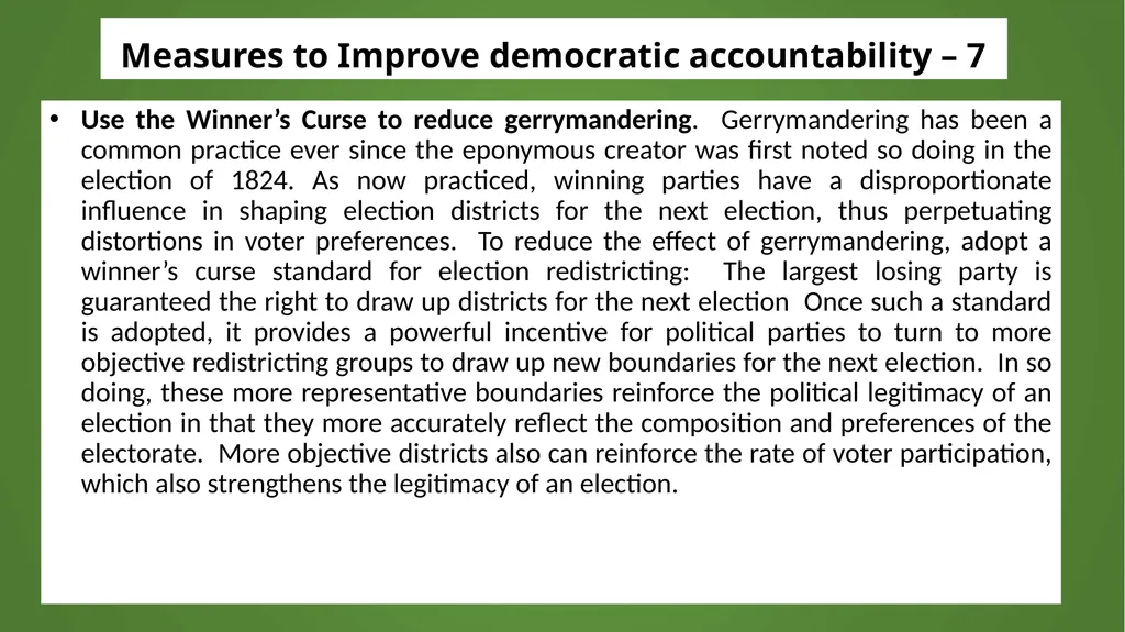 Institutional Reforms for Sustainable Monetary and - slide 16 of 18