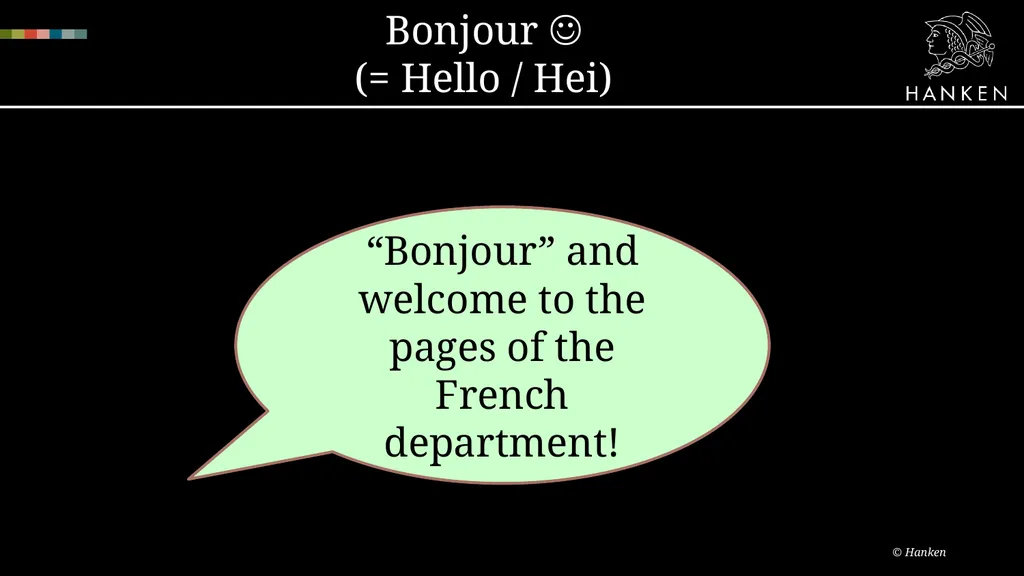 © Hanken Svenska handelshögskolan / Hanken School - slide 2 of 24