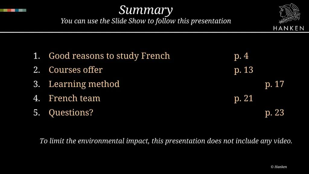 © Hanken Svenska handelshögskolan / Hanken School - slide 3 of 24