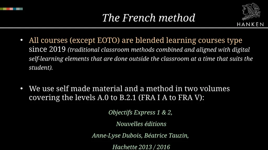© Hanken Svenska handelshögskolan / Hanken School - slide 17 of 24