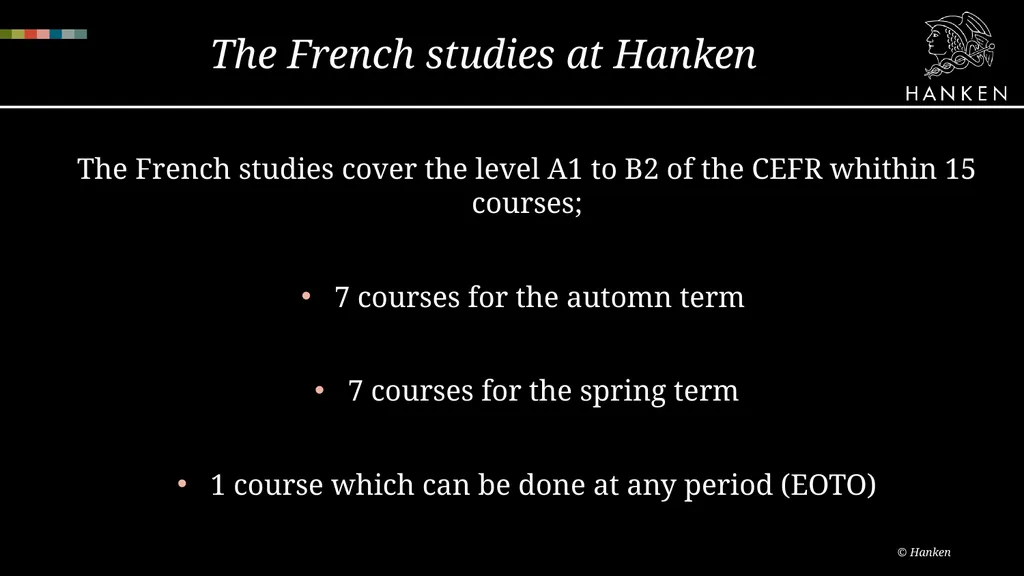 © Hanken Svenska handelshögskolan / Hanken School - slide 13 of 24