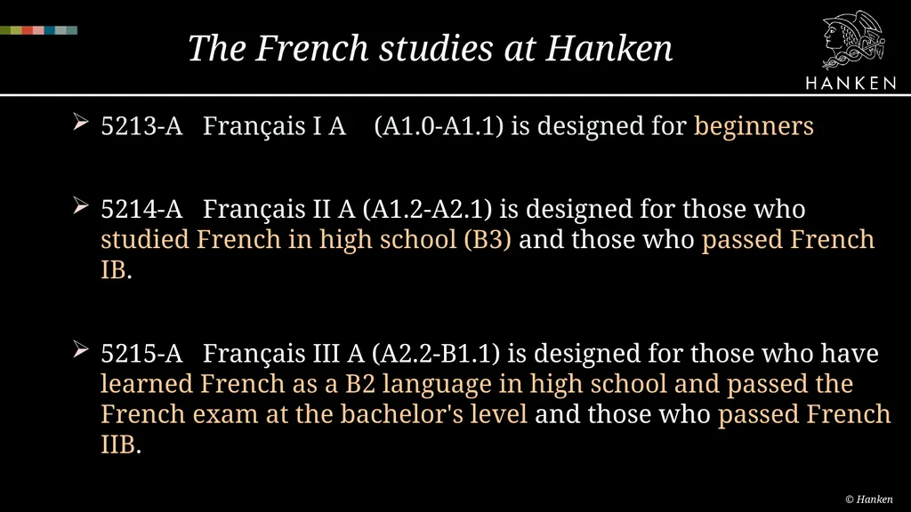 © Hanken Svenska handelshögskolan / Hanken School - slide 15 of 24