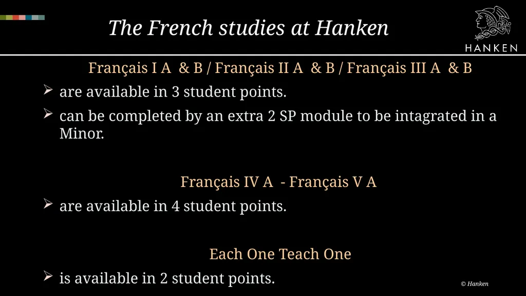 © Hanken Svenska handelshögskolan / Hanken School - slide 16 of 24