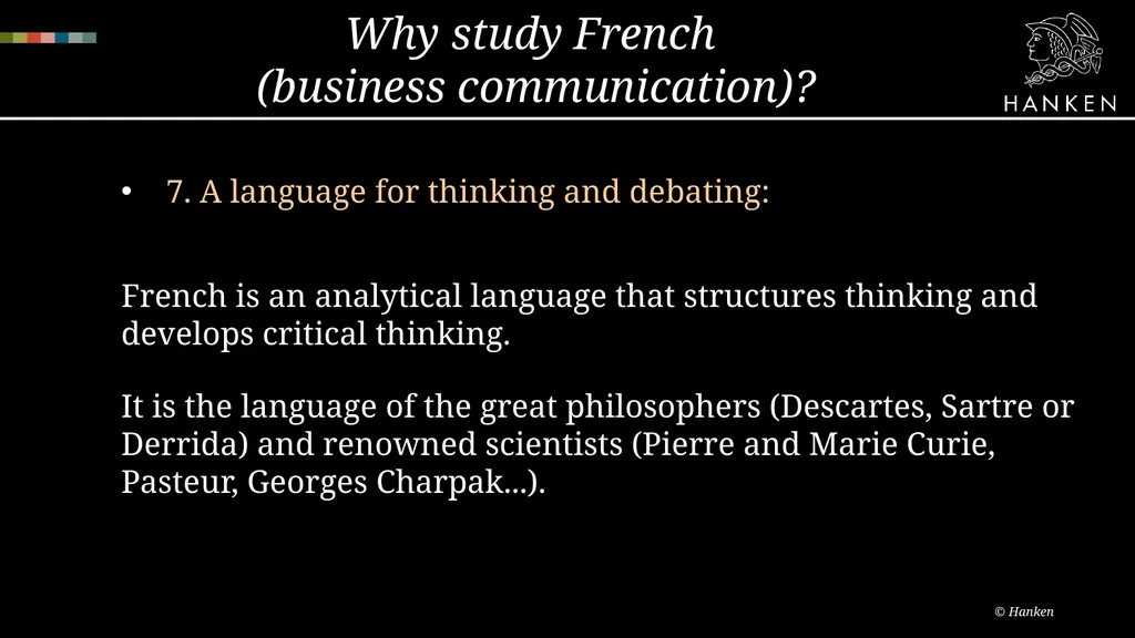 © Hanken Svenska handelshögskolan / Hanken School - slide 10 of 24