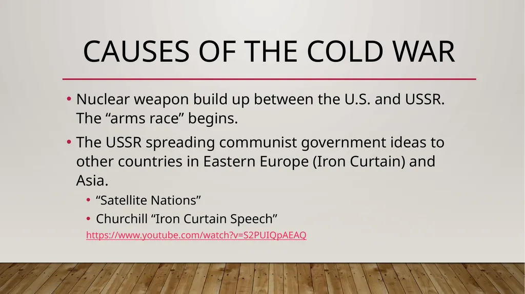Unit 8 The Cold War Under Truman 1945-1953 EQ: How - slide 5 of 16