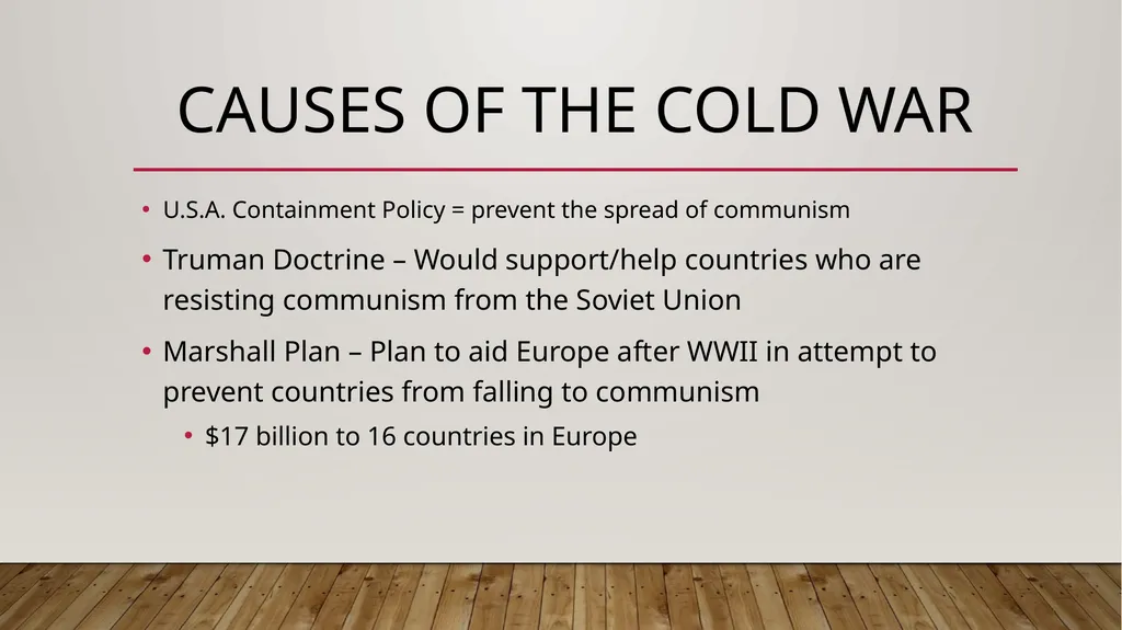 Unit 8 The Cold War Under Truman 1945-1953 EQ: How - slide 6 of 16