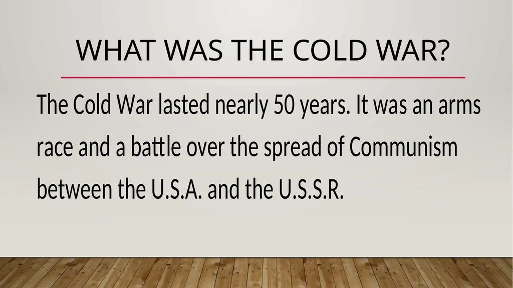 Unit 8 The Cold War Under Truman 1945-1953 EQ: How - slide 2 of 16