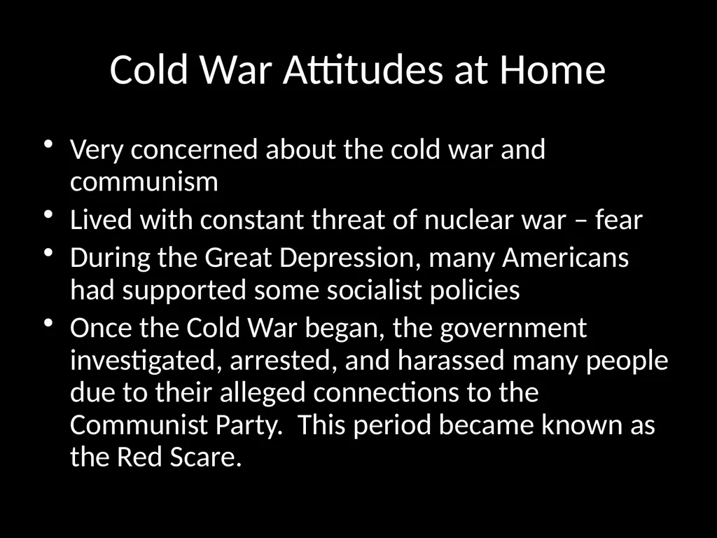 Daily Opener When was the Cold War? How can a - slide 62 of 105
