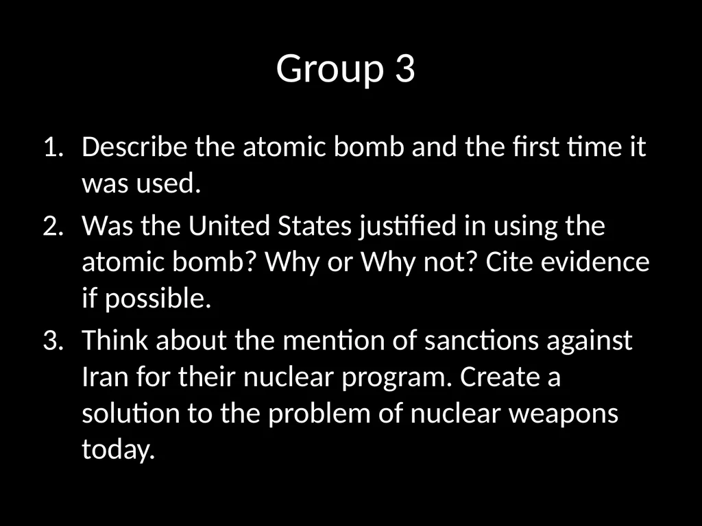 Daily Opener When was the Cold War? How can a - slide 37 of 105